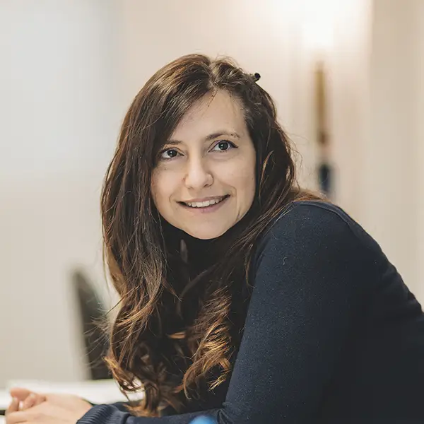 Denise Iannuzzi nella foto, si occupa di lasciti solidali alla fondazione Gigi Ghirotti.
