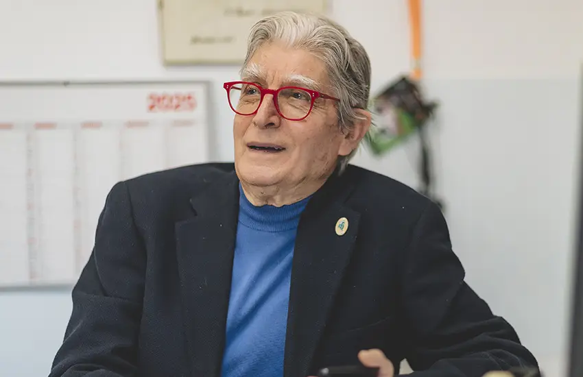Prof Franco Henriquet fondatore della fondazione Gigi Ghirotti.