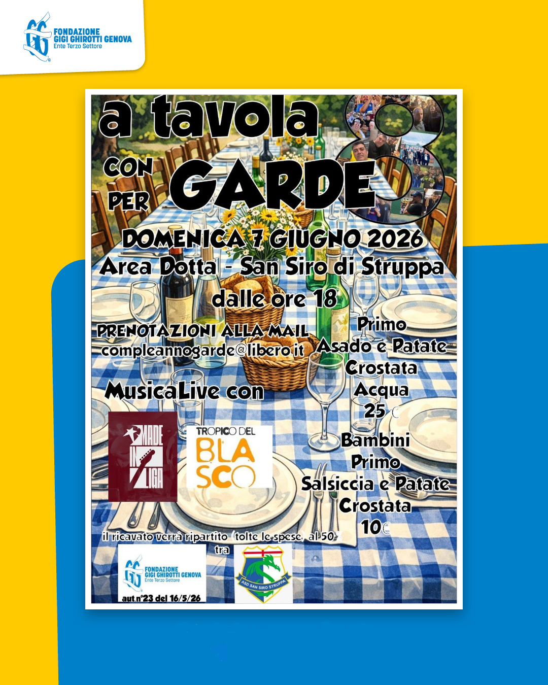 A tavola con Garde