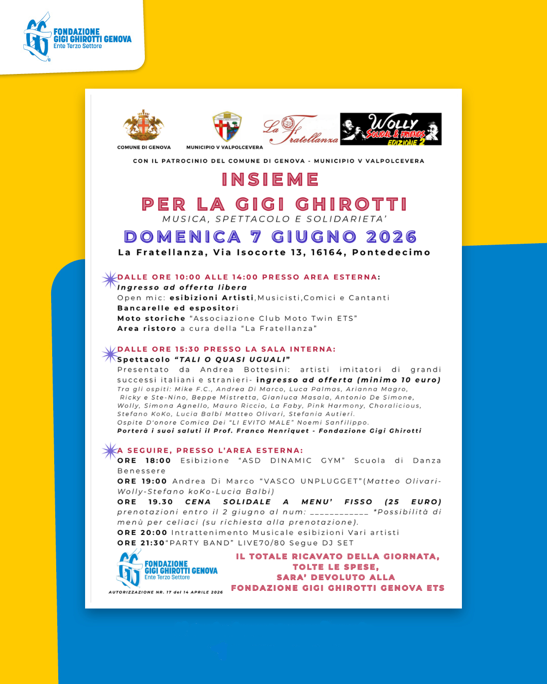 Insieme per la Gigi Ghirotti